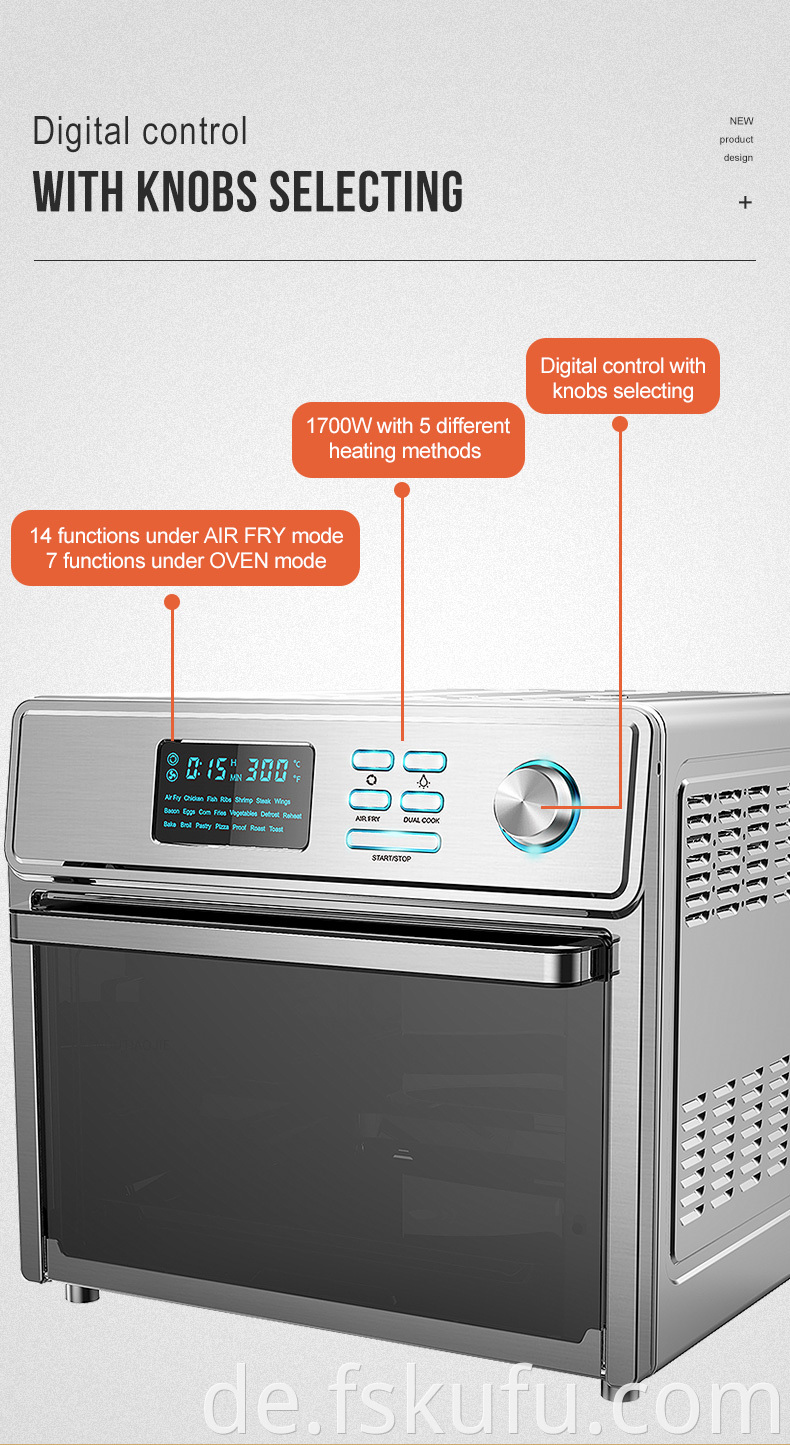 Electric Toaster Air Fryer Oven